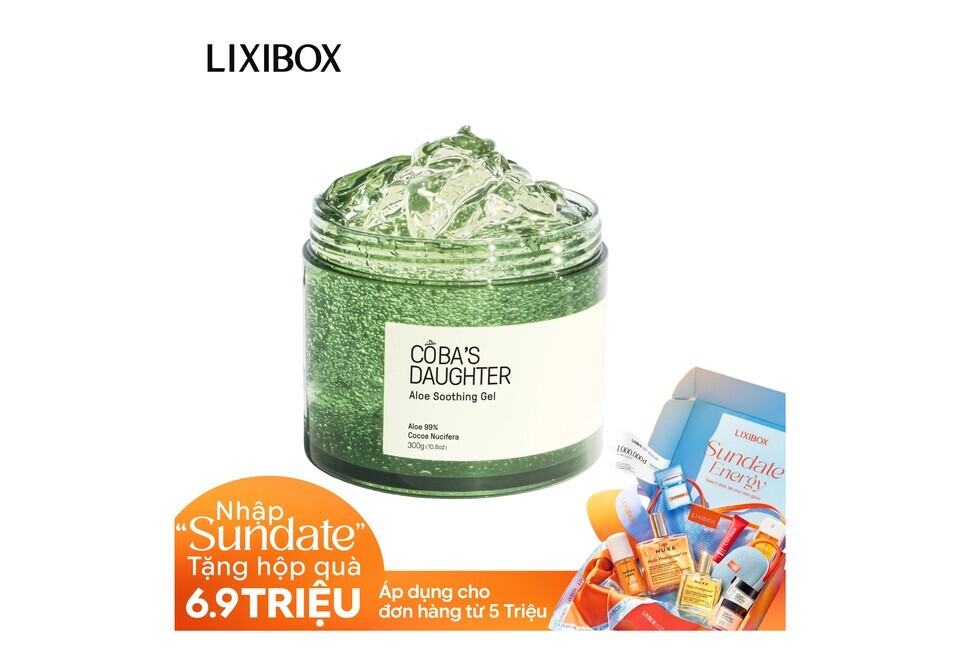 CoBa’s Daughter Aloe Soothing Gel 300gr, containing 99% aloe, is a refreshing product in a clear jar, designed to soothe and hydrate skin. Perfect for daily use, it offers a cooling effect ideal for soothing sunburn or irritation. 