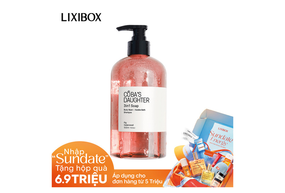 Gel Tắm Rửa tay Tắm Bồn CoBa's Daughter 3in1 Bodywash, Hand Wash and Bubble Bath 500ml với hương bưởi và khuynh diệp, mang lại cảm giác thư giãn tuyệt vời, thích hợp cho mọi nhu cầu tắm gội.