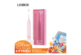 Bàn chải điện tích hợp công nghệ chuyển động kép Halio Wave Sonic Electric Toothbrush - Pink Whisper, với thiết kế đẹp mắt và công nghệ tiên tiến, đảm bảo mang lại hiệu quả chăm sóc răng miệng tốt nhất.