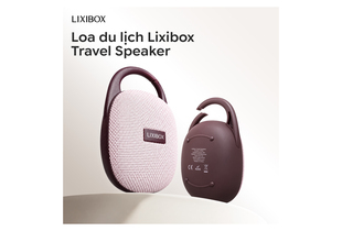 Loa du lịch Lixibox Travel Speaker với thiết kế di động, màu sắc bắt mắt, dễ dàng mang theo khi đi du lịch, giúp thưởng thức âm nhạc mọi lúc mọi nơi.