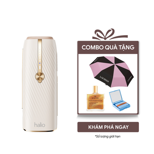 Máy Triệt Lông Lạnh Sapphire Halio InfinityGlow Advanced IPL Sapphire Cooling Hair Removal Device - Beige