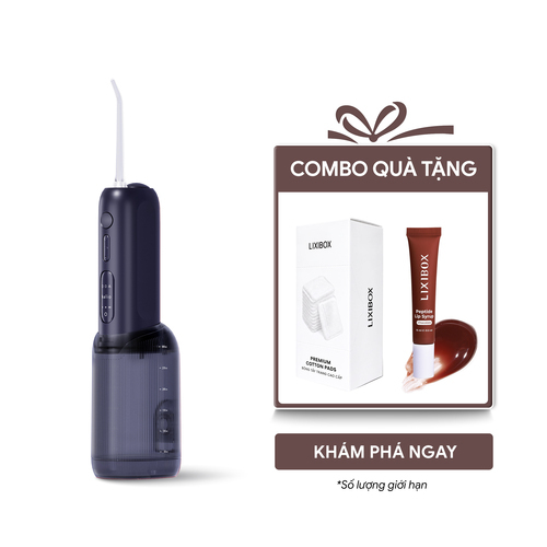 Máy Tăm Nước 2 Bình Thay Thế Halio UltraClean Express Hydro Floss Phiên Bản Nâng Cấp Dành Cho Răng Niềng - Ocean Blue