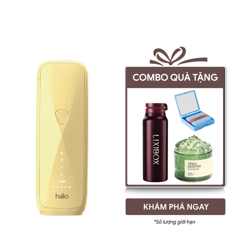 Máy Triệt Lông Halio SilkGlow IPL Sapphire Cooling Hair Removal Device - Yellow